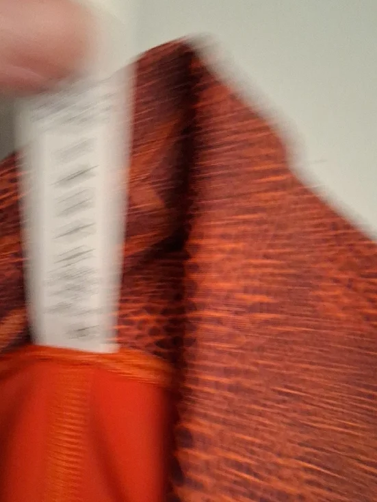 lululemon athletica Orange Textured Cropped Leggings - Picture 4 of 7